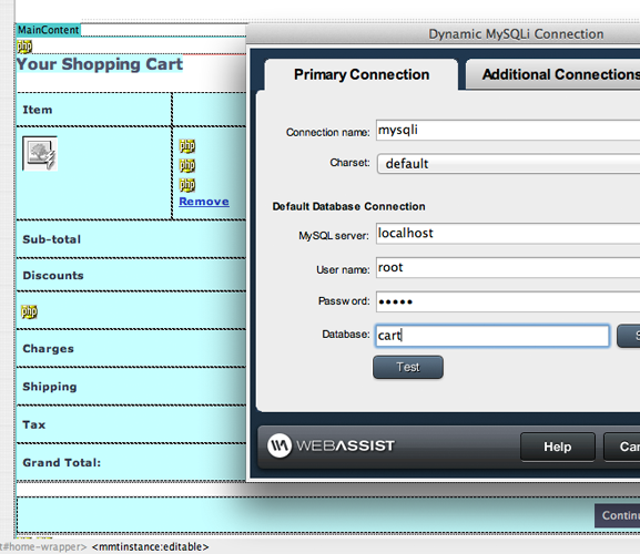 BUILD MYSQLI SHOPPING CARTS