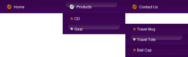 Dynamic Menu Example